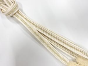 正絹　撚り房　手組み帯締め